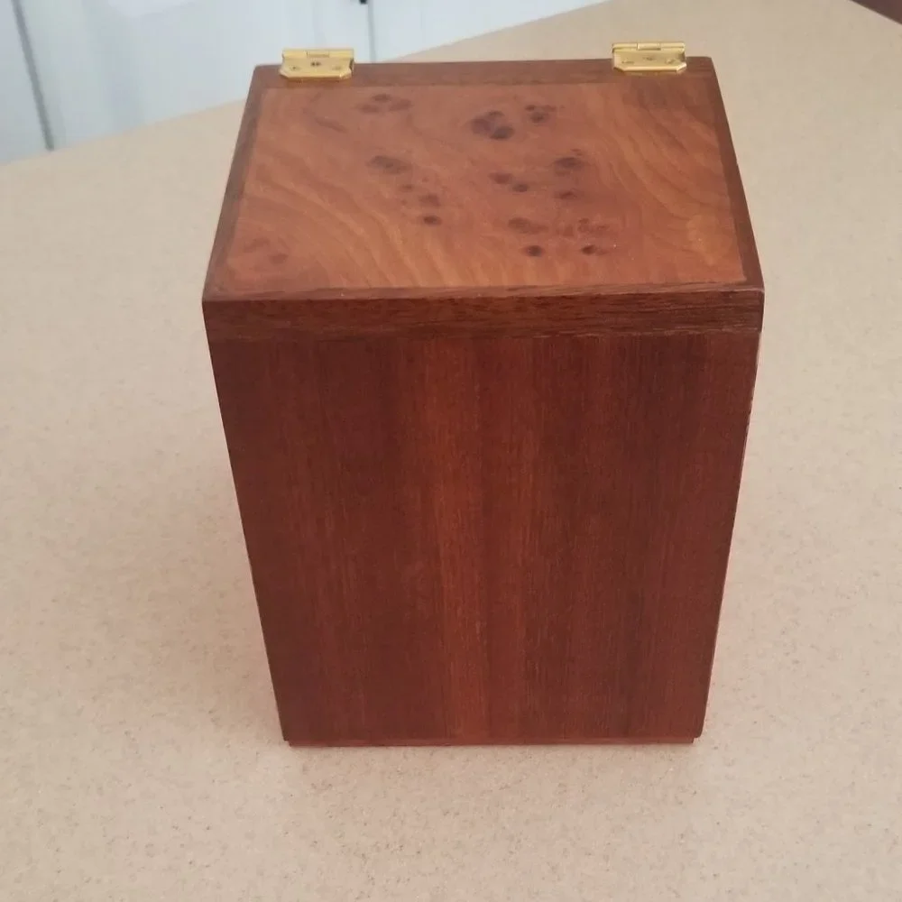 RARE ITALIAN DESIGNER AGRESTI BURLWOOD SINGLE WATCH WINDER ROTATER